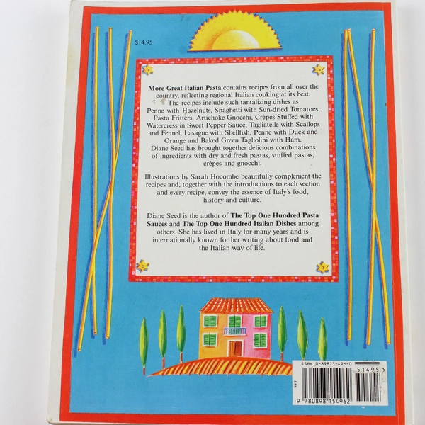 More Great Italian Pasta by Diane Seed 1992 Paperback Good Condition