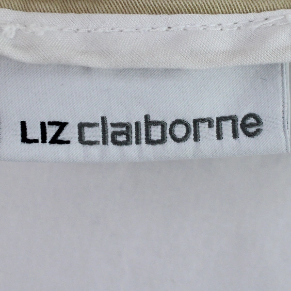 Liz Claiborne Flat Front Khaki Pants Women's 36W x 28L