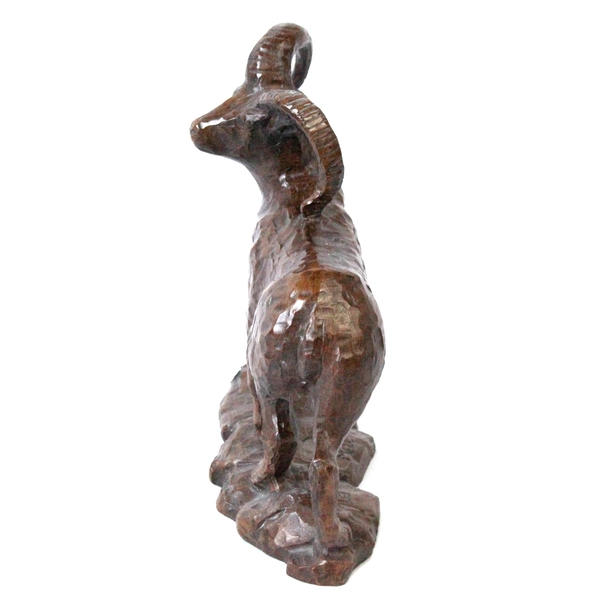 Vintage 1982 Red Mill Bighorn Sheep Figurine Brown Decorative Collectible