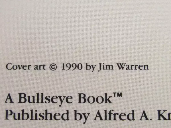 Vtg Jim Warren Illustrated Book Cover The Lives of Christopher Chant Bullseye