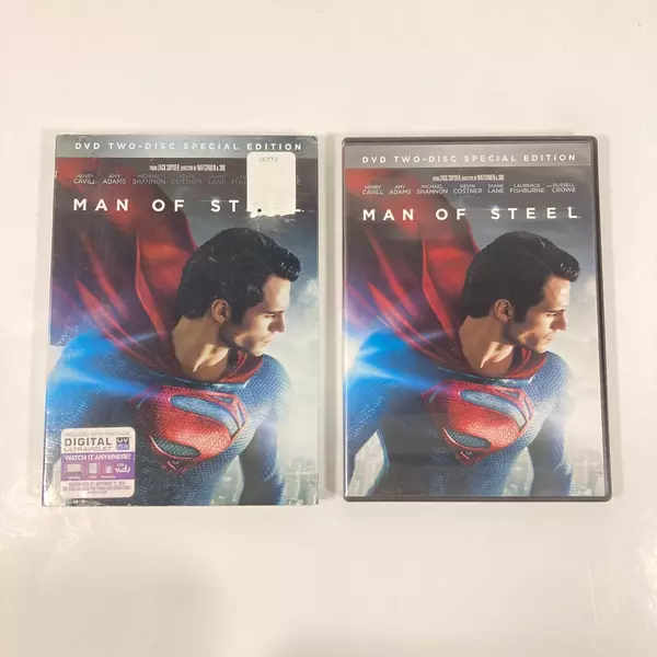 Man of Steel DVD Two Disc Special Edition 2013 Russell Crowe Henry Cavill