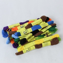 Lot of 20 Prism Skeins Thread 6 Strand Floss Embroidery Assorted Colors