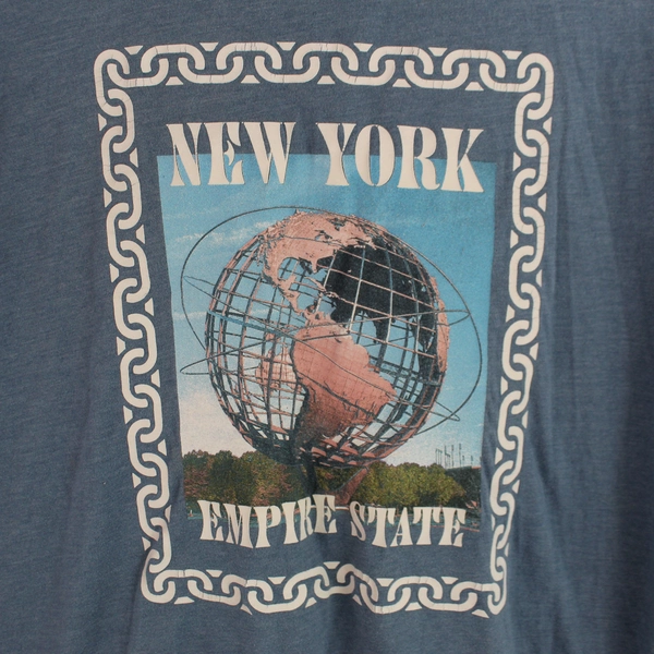 Free State Blue New York Empire State Graphic T-Shirt Men's Size XS