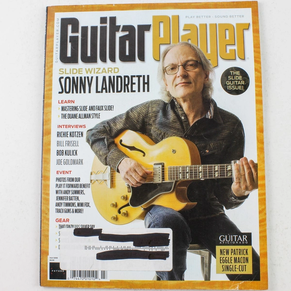 Guitar Player Magazine July 2018 Sonny Landreth
