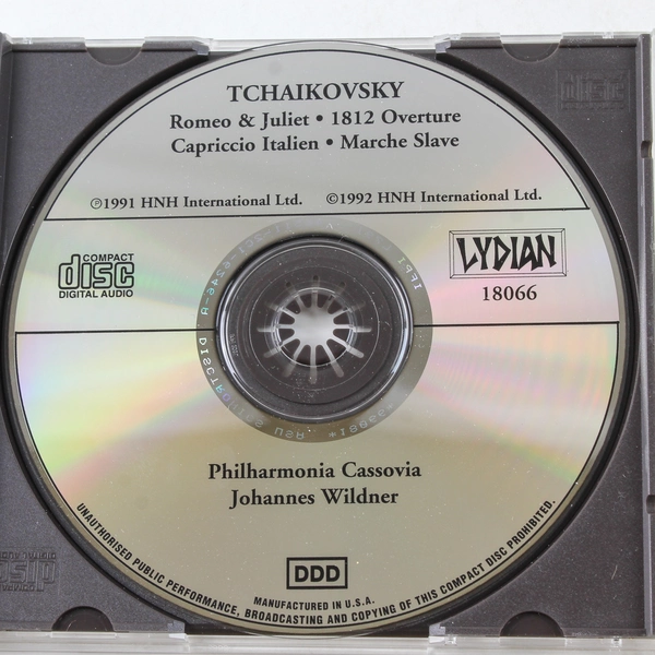 Tchaikovsky 1812 Overture CD Romeo & Juliet Philharmonia Cassovia 1992