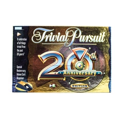 Trivial Pursuit 20th Anniversary Edition Trivia Game 2002 Original Box