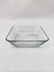Square Clear Glass Casserole Dish 6 Inches Serving Kitchen Food Dinner Family