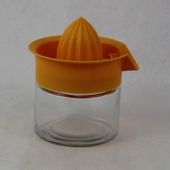 Manual Clear Glass Citrus Juicer Lemon Orange Fruit Squeezer Kitchen Tools