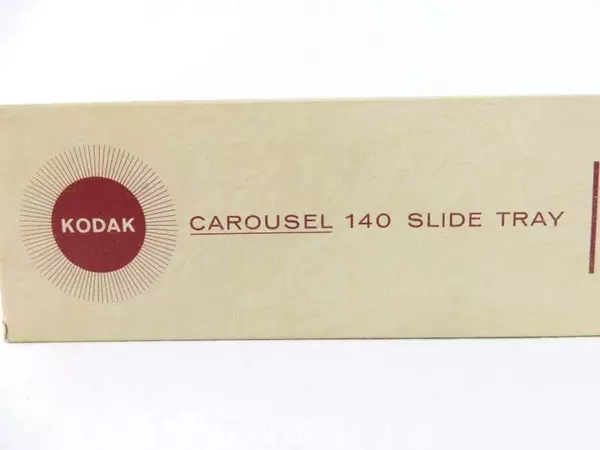 Vintage Kodak 140 Slide Tray Carousel Projector Tray Original Box Index Sheet