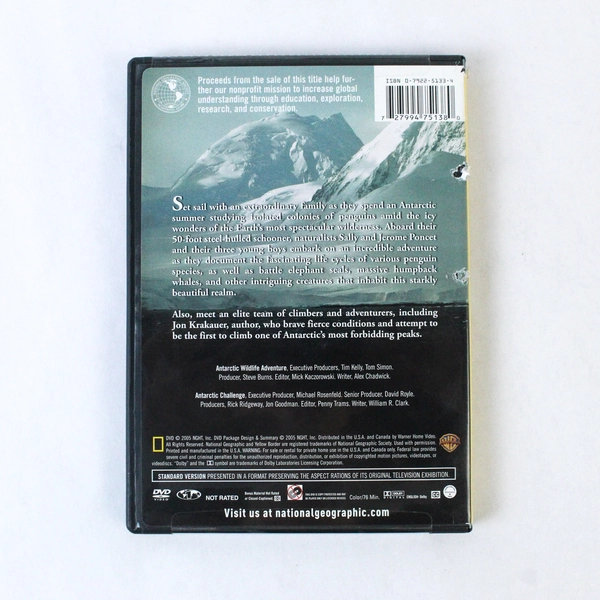 Antarctic Wildlife Adventure DVD 2005 National Geographic Society