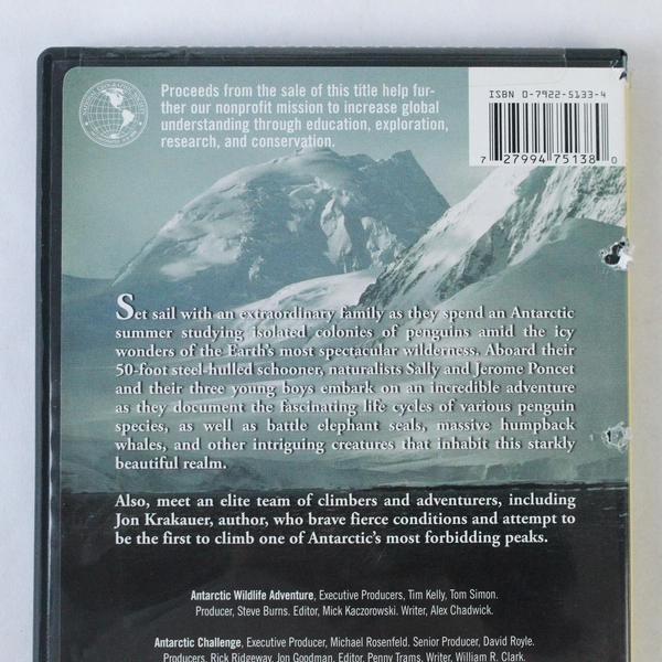 Antarctic Wildlife Adventure DVD 2005 National Geographic Society