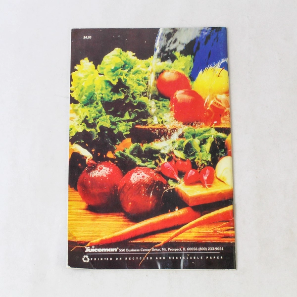 The Juiceman Fresh Juice Recipes and Menu Planner 1992 Booklet Cookbook