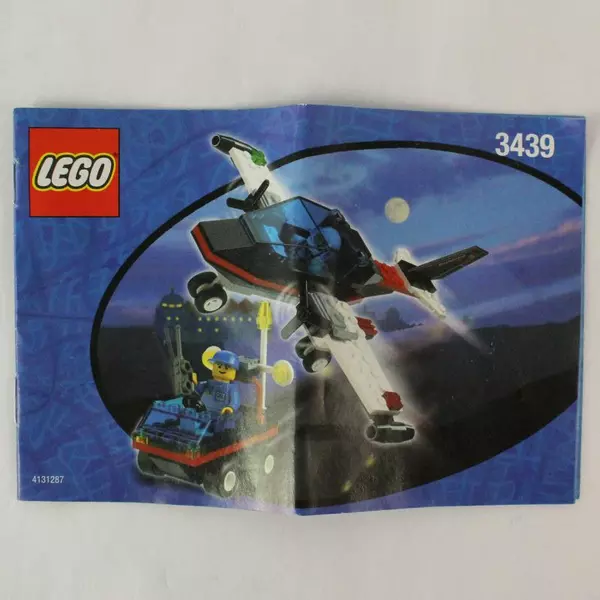 Lego Set 3439 Spy Runner Missing Two Pieces Includes Minifigs