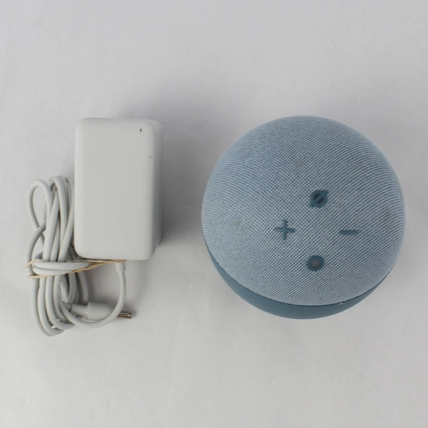 Amazon Alexa Echo Dot 4th Generation Speaker Tested & Working Comes with Charger