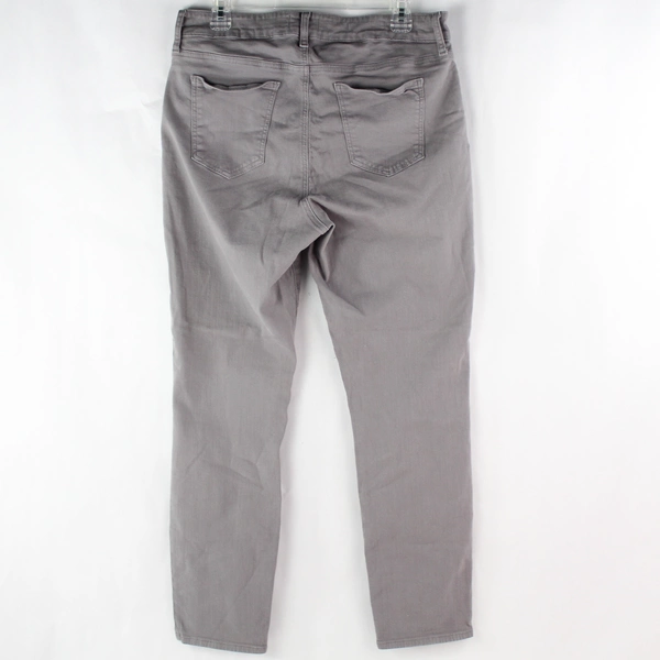 NYDJ Women's Gray Alina Skinny Ankle Fit Jeans Size 14