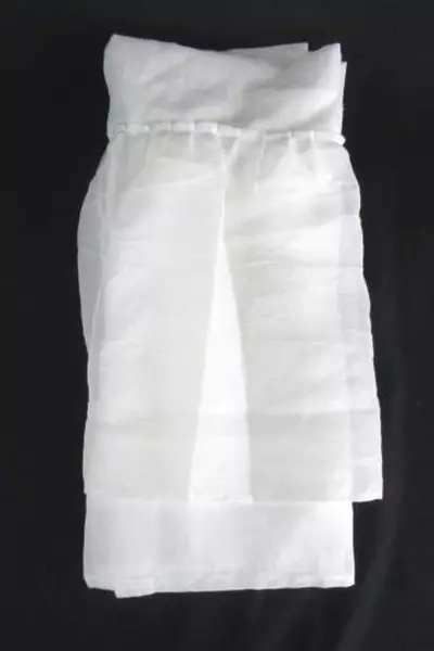 Lot of 3 Lorraine Home Fashions White Sheer Crinkle Window Valance Curtains