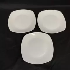 Lot of 3 Tabletops Avenue Square Salad Plates 7.5 Inch