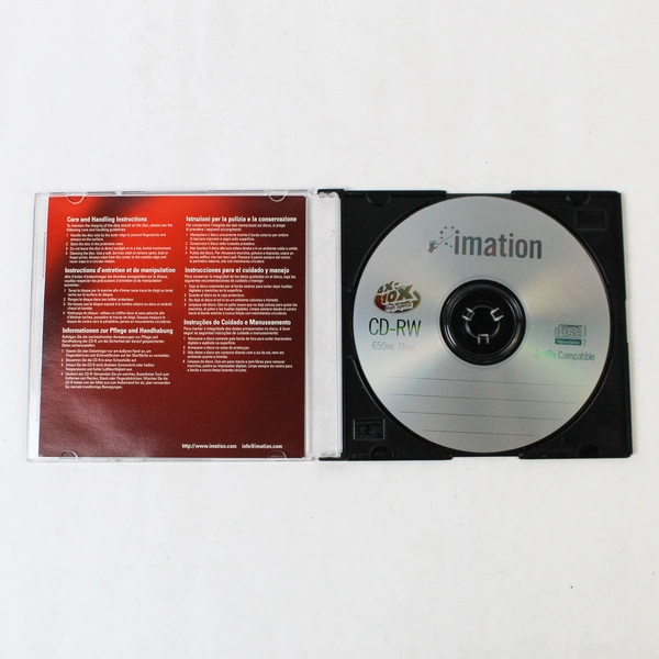 Imation CD-RW 4x-10x Compatible High Speed Rewritable CD 650 MB 74 Min