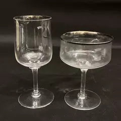 Lenox Desire Replacement Crystal Champagne and Wine Glass