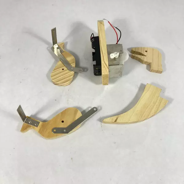 Kid Tek Build Your Own Battery Operated Tyrannosaurus Wooden Model Kit