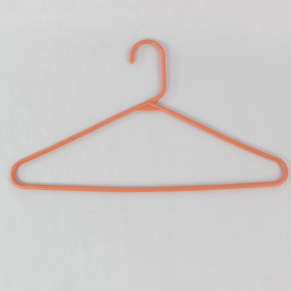 Lot of 10 Shades Of Pink Plastic Clothes Hangers Tubular Standard Size