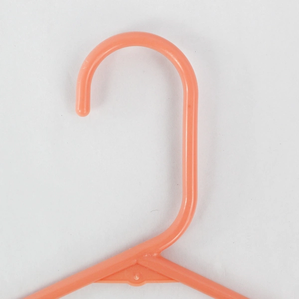 Lot of 10 Shades Of Pink Plastic Clothes Hangers Tubular Standard Size