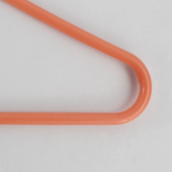 Lot of 10 Shades Of Pink Plastic Clothes Hangers Tubular Standard Size