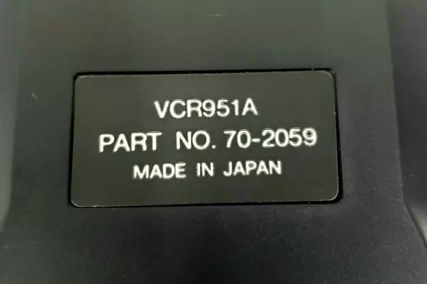 Emerson VCR951A Wireless Remote Control P/N 70-2059 Untested