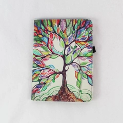 Fintie Case Cover Tablet Protector Beige With Multicolored Tree And Leaves