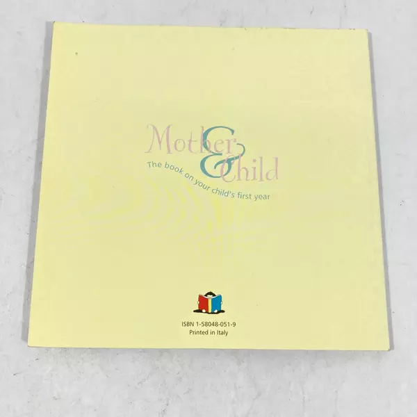 Mother and Child Book by Sandvik 1999 Child's First Year Good Condition