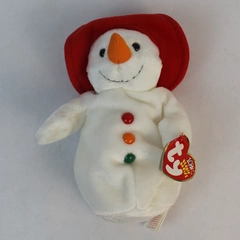 TY Beanie Babies Chillin' Snowman 2003 Retired Plush Toy Pre-owned