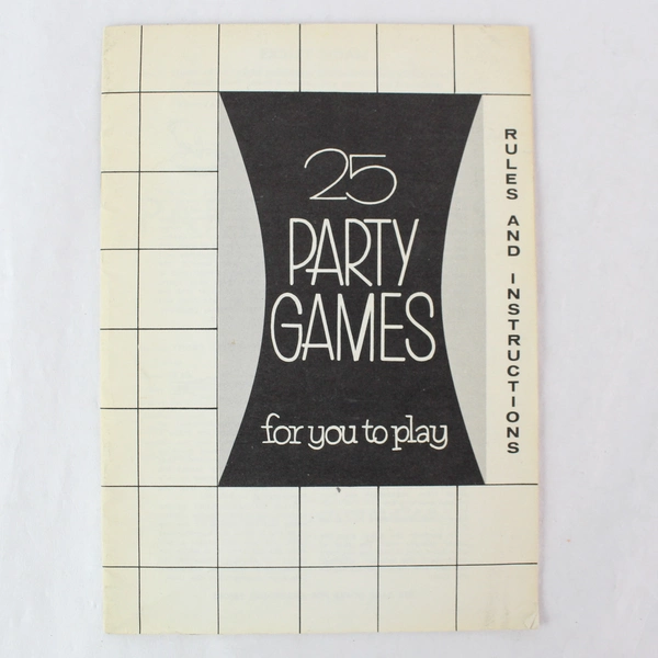 25 Party Games For You To Play Rules And Instructions 1952 Whitman Paperback