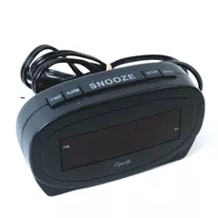 Equity Digital Alarm Clock Model 30228 Electric Battery Backup Black