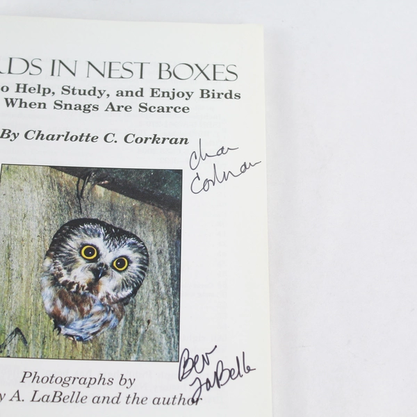 Birds In Nest Boxes by Charlotte C. Corkran 2004 Paperback Signed Copy