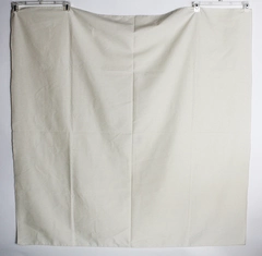 Vintage Cream 52" Square Tightly Woven Tablecloth Boho Chic Rustic Decor