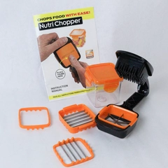 Nutri Chopper Slicer Handheld Just Squeeze & Chop Kitchen As Seen On TV