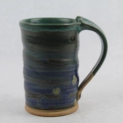 Old Farmhouse Pottery Texas Ceramic Coffee Tea Cup Mug Signed David Hendley