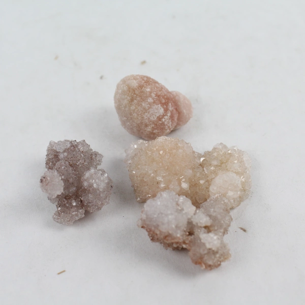 Approximately 145 Grams Sugar Apophyllite Crystal Specimens W/ Wicker Container