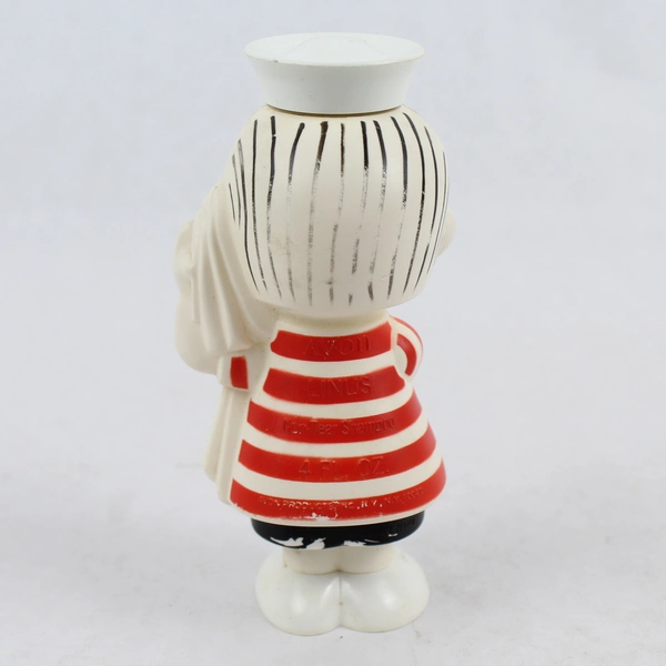 Vintage 1970 Peanuts Linus Bubble Shampoo from Avon 5 1/4" Tall Empty 7231