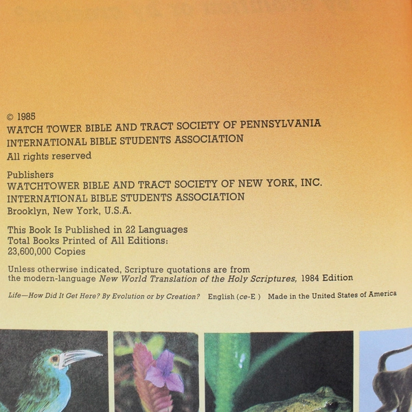 Life How Did It Get Here? By Evolution Or By Creation HB 1985