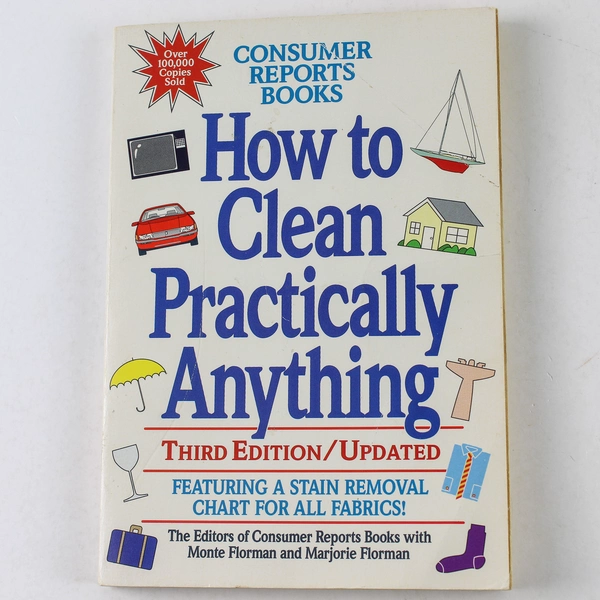 How To Clean Practically Anything Monte & Marjorie Florman Paperback 1993
