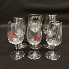 Lot of 6 Crystal Wine Glasses From Oregon Vineyards