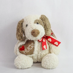 Dan Dee Collector's Choice Valentine Hugs Brown And Beige Stuffed Dog