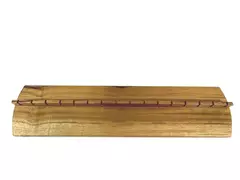 Zumwalt's Hand Crafted Myrtle Wood Single Tier Wall Mount Spoon Display Shelf