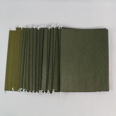 Lot of 25 Green Standard Hanging File Folders Office School Supplies Work