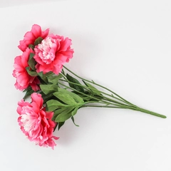 Unbranded 6 Peony Stems Artificial Flowers Floral Bouquet Pink Spring Home Decor