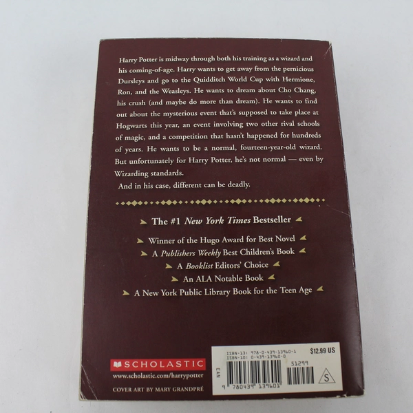 Harry Potter and The Goblet Of Fire Paperback By Rowling J.K. 2002