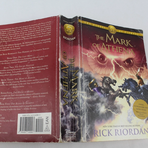 The Heroes of Olympus Book Three Mark of Athena Rick Riordan Paperback 2014