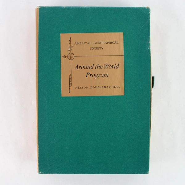 Set Of 6 Books Around The World Program American Geographical Society Orig Box