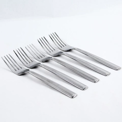 Lot of 5 Towle Mason Frost Stainless Steel Salad Forks 7-1/2"